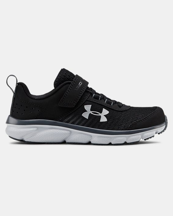 Pre-School UA Assert 8 AC Running Shoes Running Shoes, Black, pdpMainDesktop image number 0